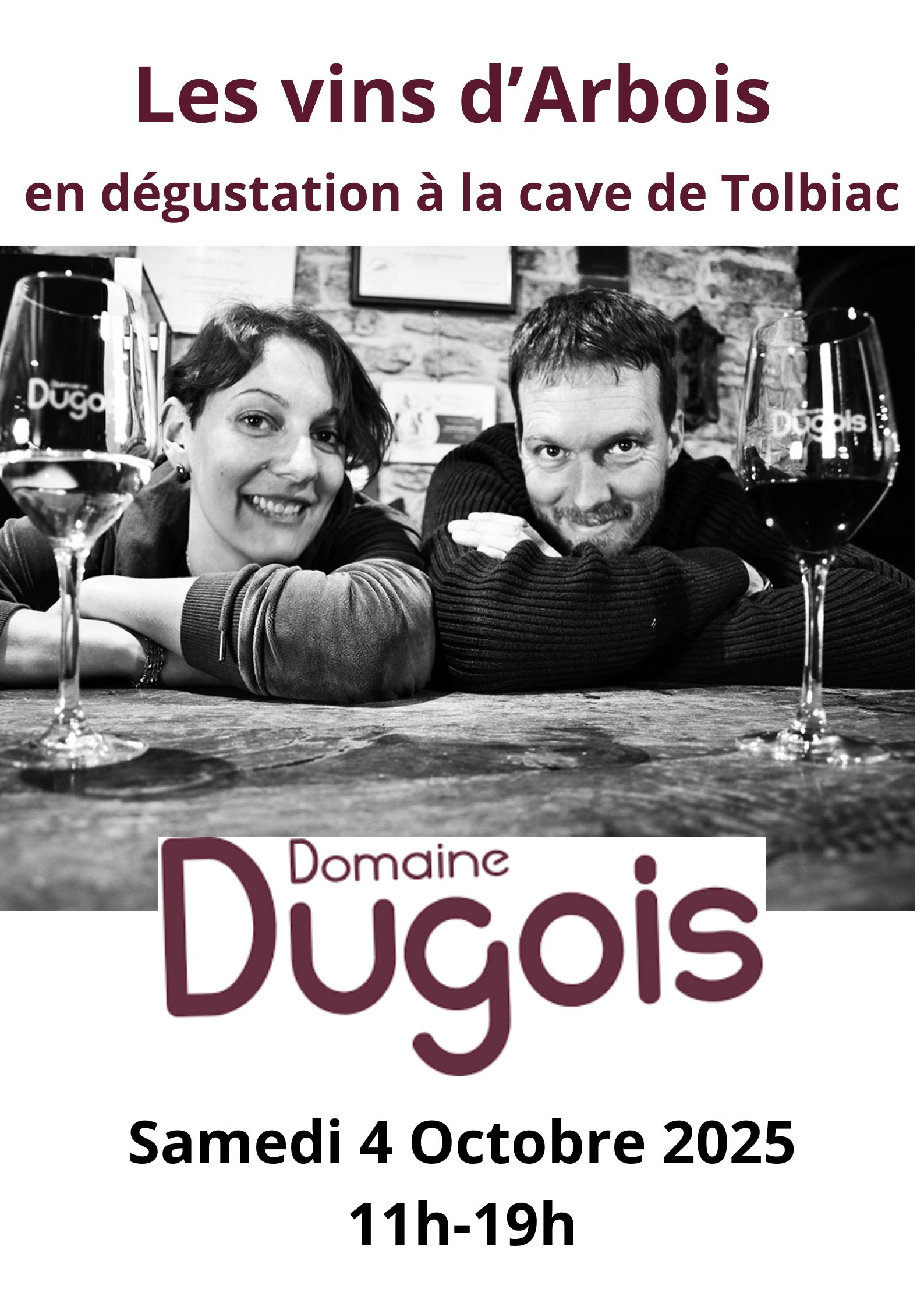 Venez goûter les vins issus des cépages emblématiques du vignoble jurassien : Poulsard, Trousseau, Savagnin et Chardonnay